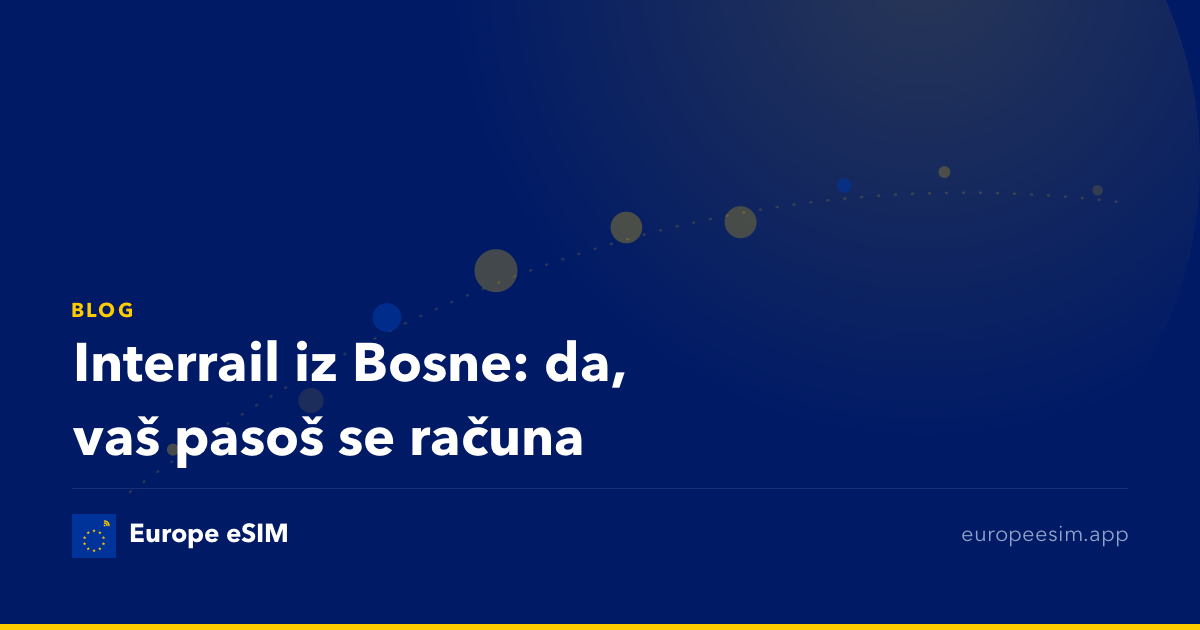 Interrail iz Bosne: da, vaš pasoš se računa