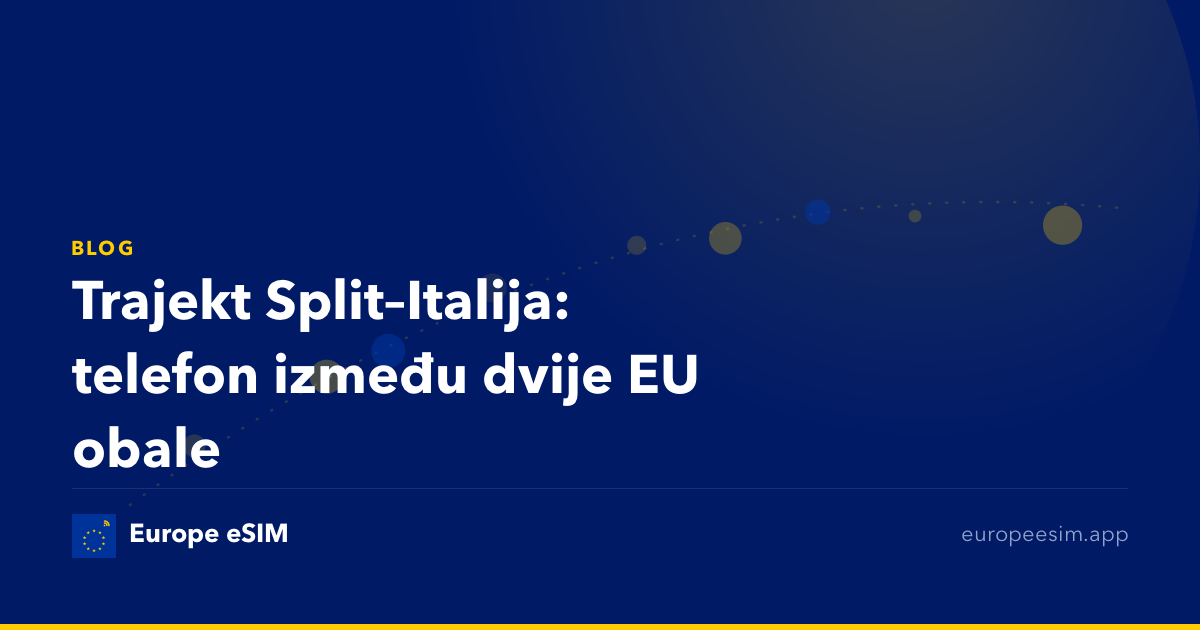 Trajekt Split–Italija: telefon između dvije EU obale