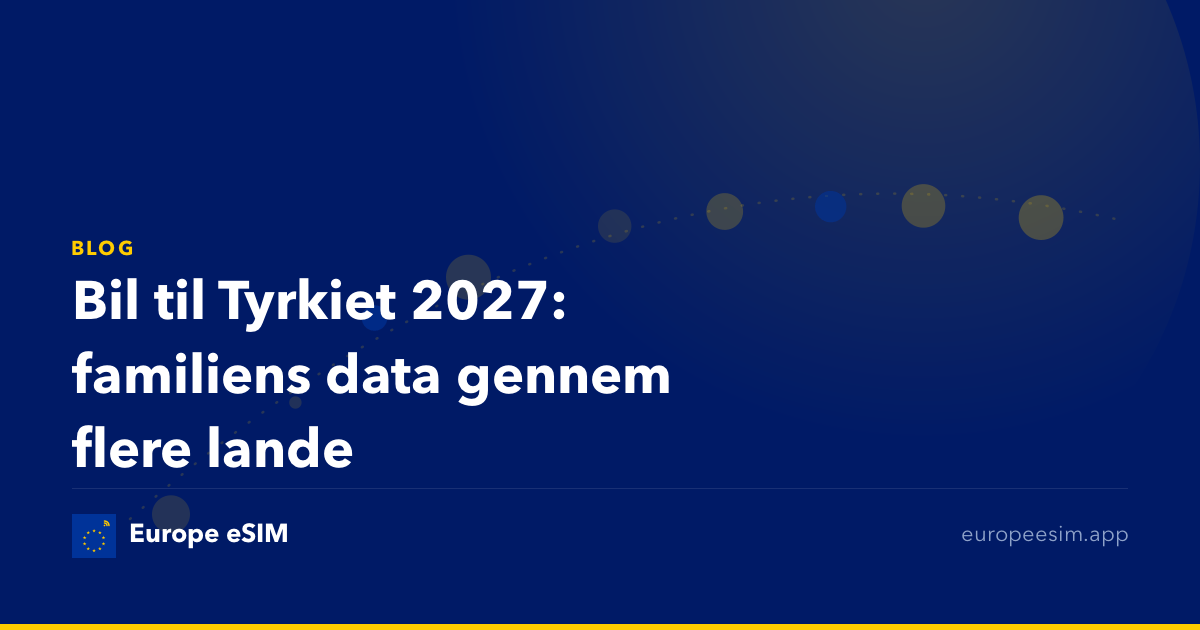 Bil til Tyrkiet 2027: familiens data gennem flere lande