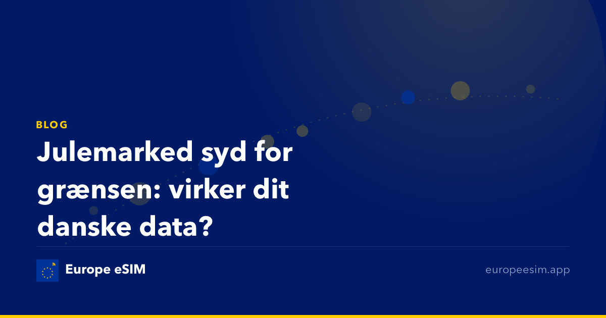 Julemarked syd for grænsen: virker dit danske data?