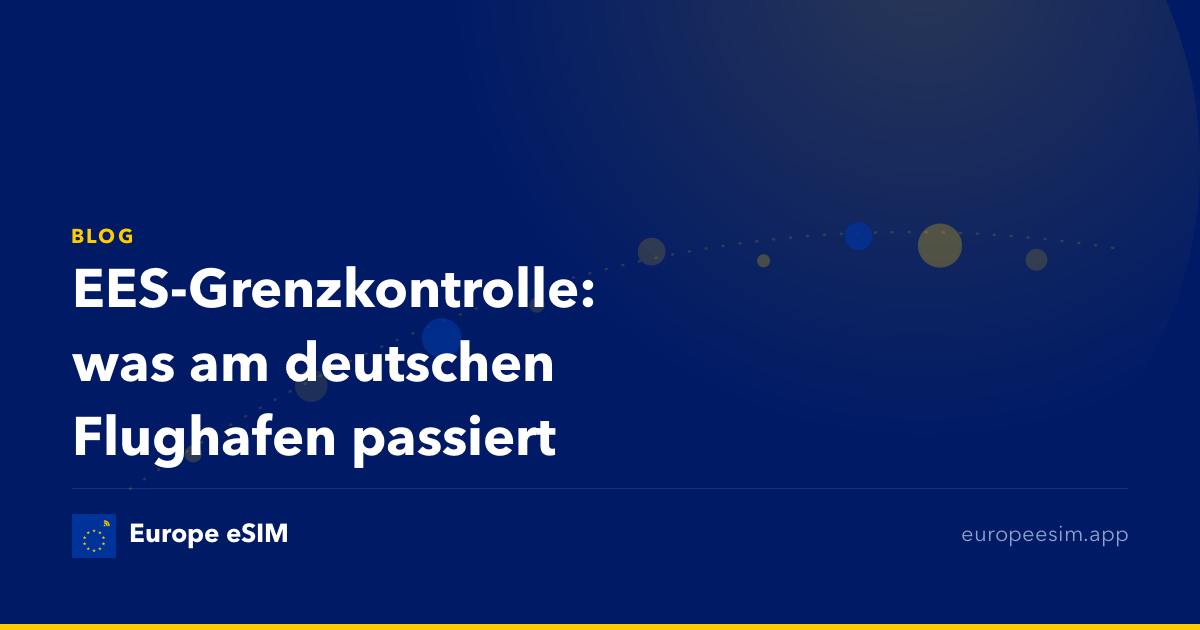 EES-Grenzkontrolle: was am deutschen Flughafen passiert
