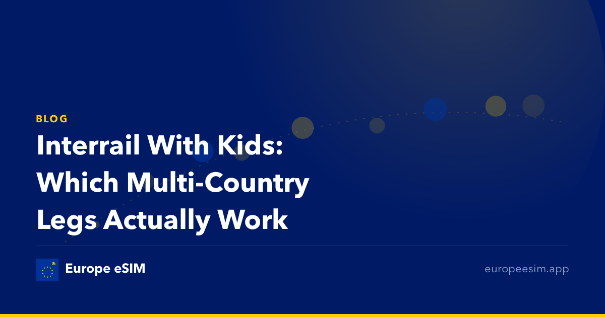 Interrail With Kids: Which Multi-Country Legs Actually Work