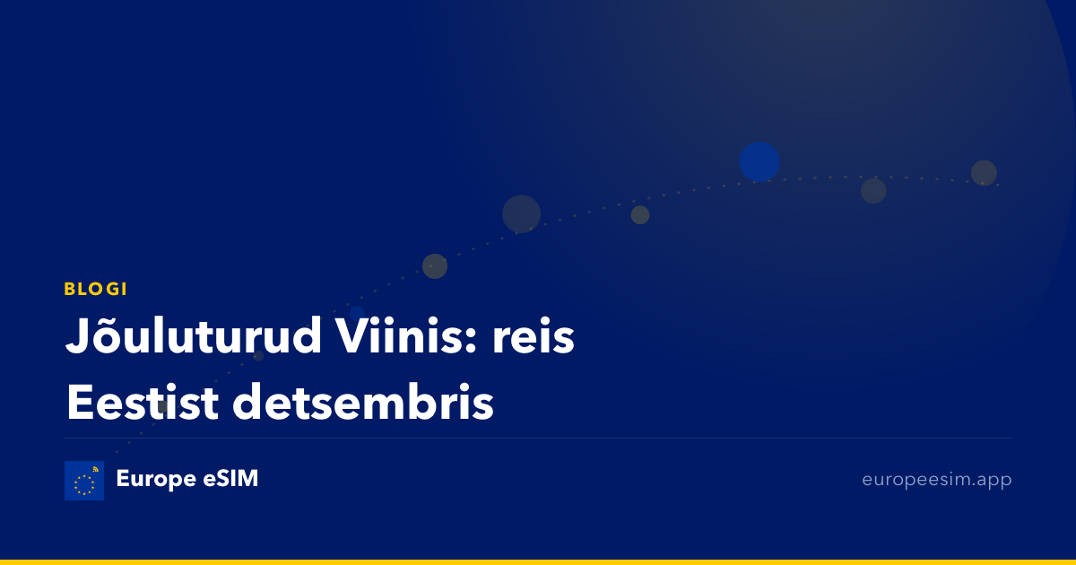 Jõuluturud Viinis: reis Eestist detsembris
