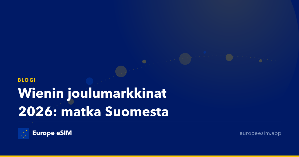 Wienin joulumarkkinat 2026: matka Suomesta