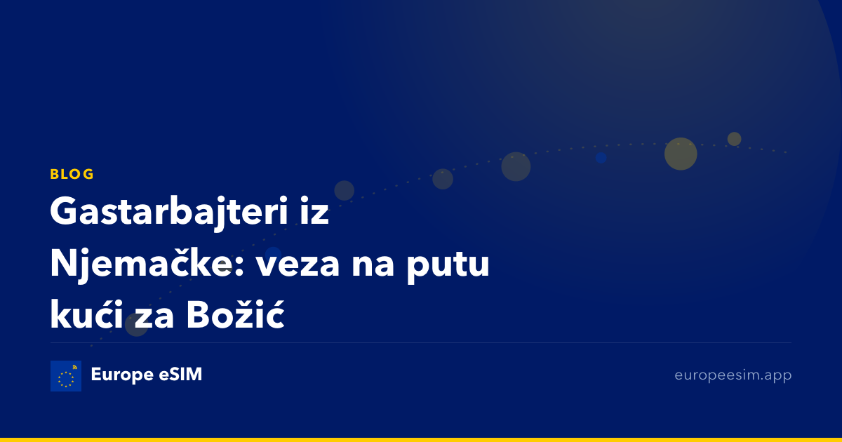 Gastarbajteri iz Njemačke: veza na putu kući za Božić