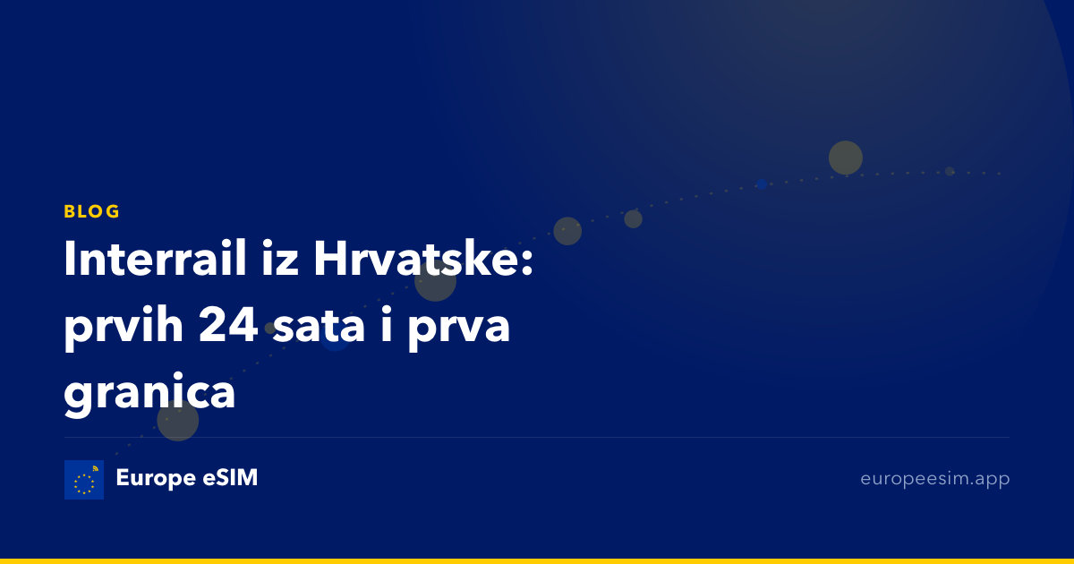 Interrail iz Hrvatske: prvih 24 sata i prva granica