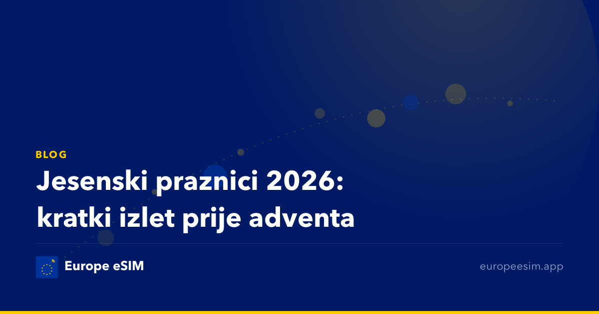 Jesenski praznici 2026: kratki izlet prije adventa