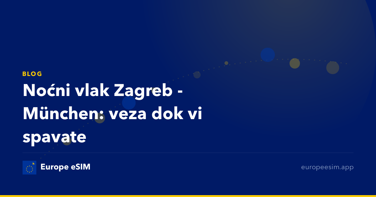 Noćni vlak Zagreb - München: veza dok vi spavate