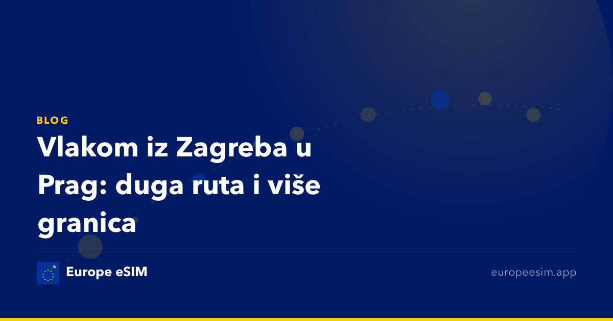 Vlakom iz Zagreba u Prag: duga ruta i više granica