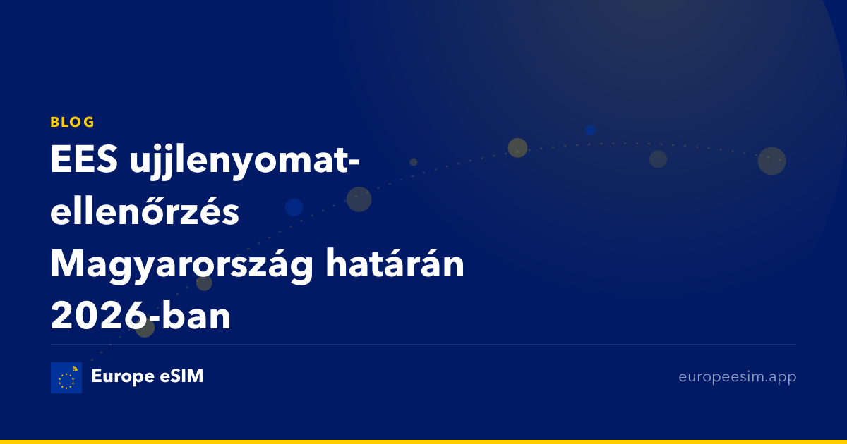 EES ujjlenyomat-ellenőrzés Magyarország határán 2026-ban