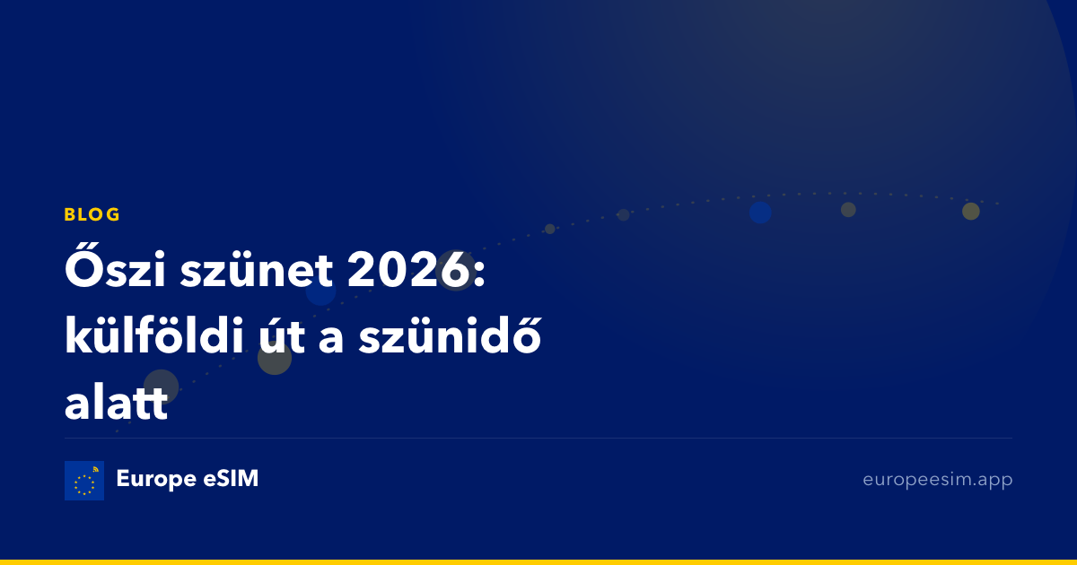 Őszi szünet 2026: külföldi út a szünidő alatt