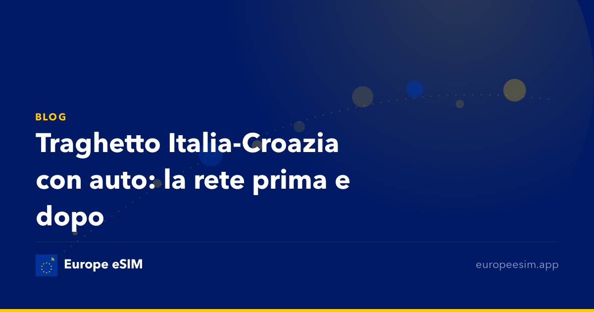 Traghetto Italia-Croazia con auto: la rete prima e dopo