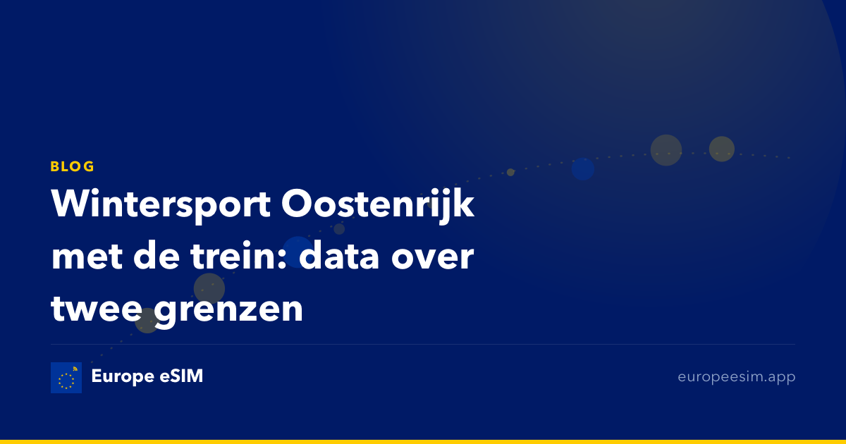 Wintersport Oostenrijk met de trein: data over twee grenzen