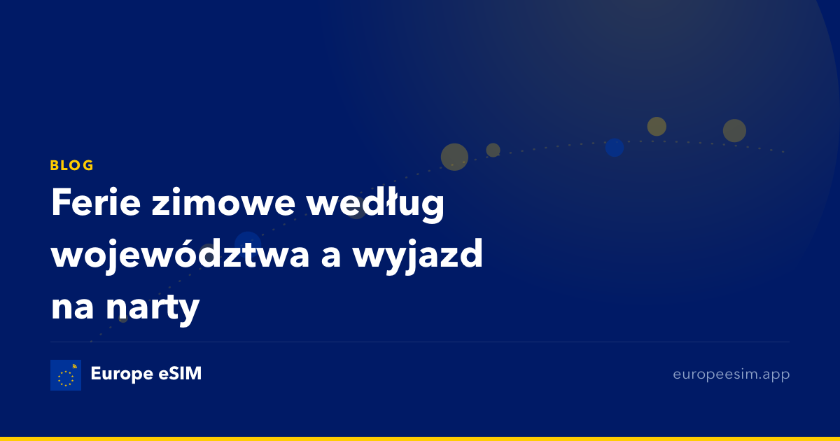 Ferie zimowe według województwa a wyjazd na narty