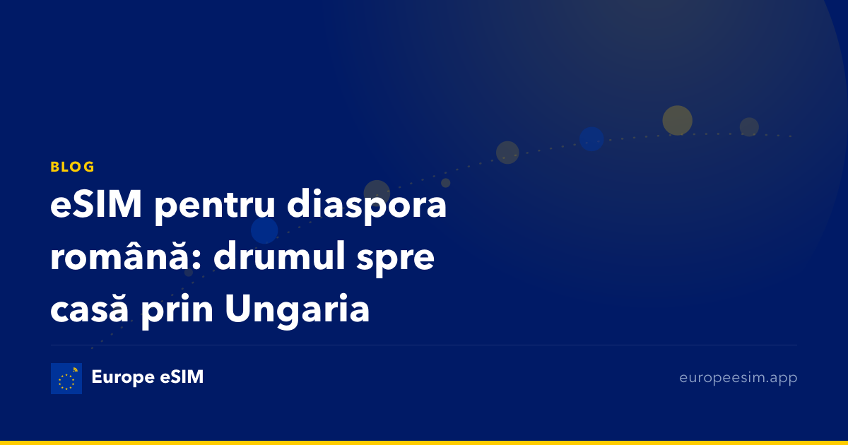 eSIM pentru diaspora română: drumul spre casă prin Ungaria