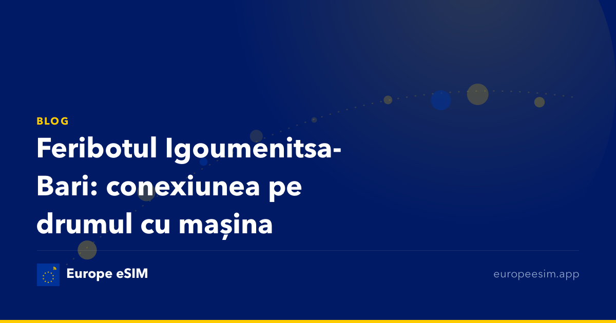 Feribotul Igoumenitsa-Bari: conexiunea pe drumul cu mașina