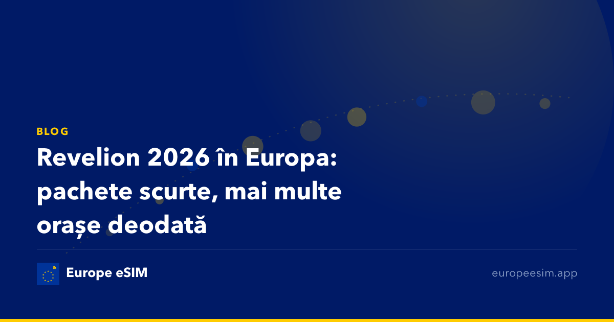 Revelion 2026 în Europa: pachete scurte, mai multe orașe deodată