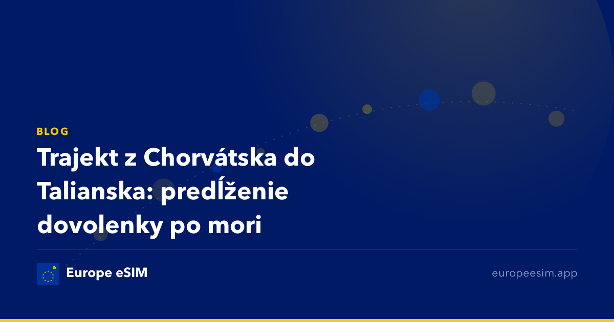 Trajekt z Chorvátska do Talianska: predĺženie dovolenky po mori