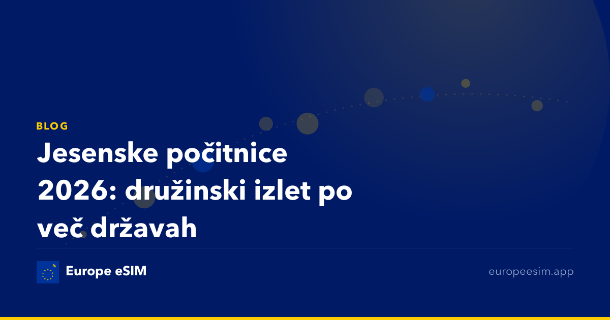Jesenske počitnice 2026: družinski izlet po več državah