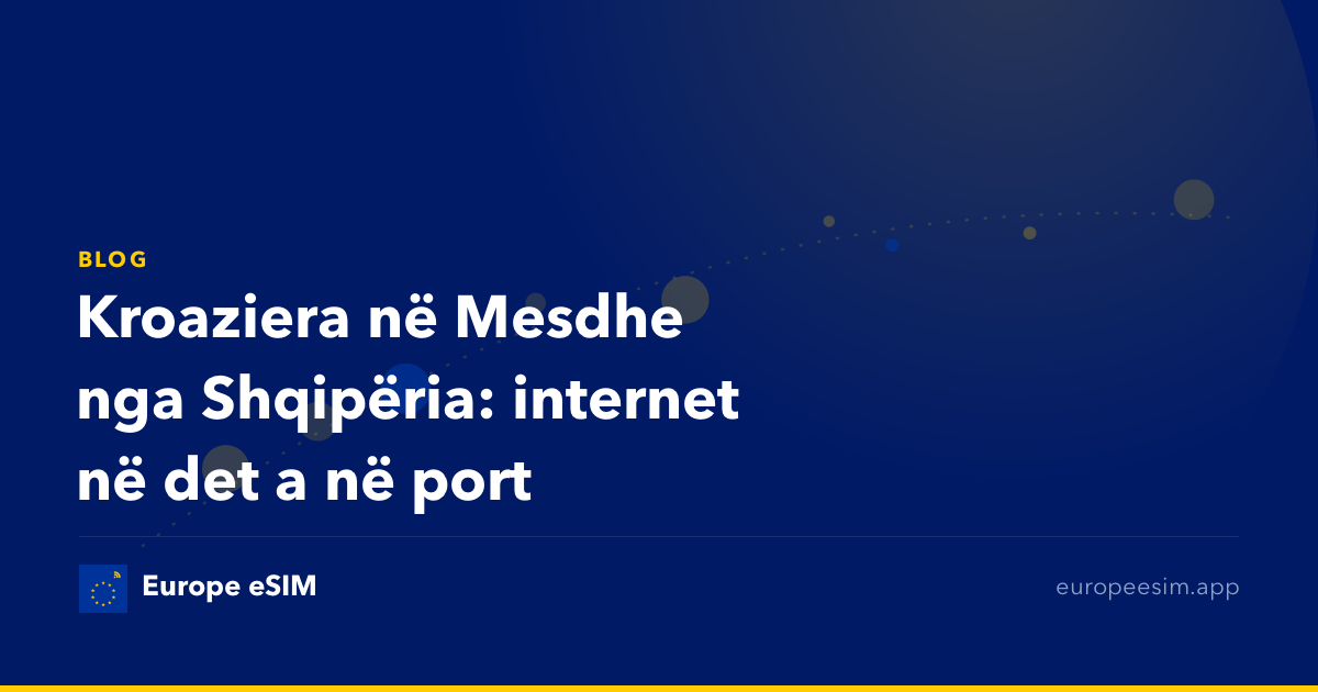 Kroaziera në Mesdhe nga Shqipëria: internet në det a në port
