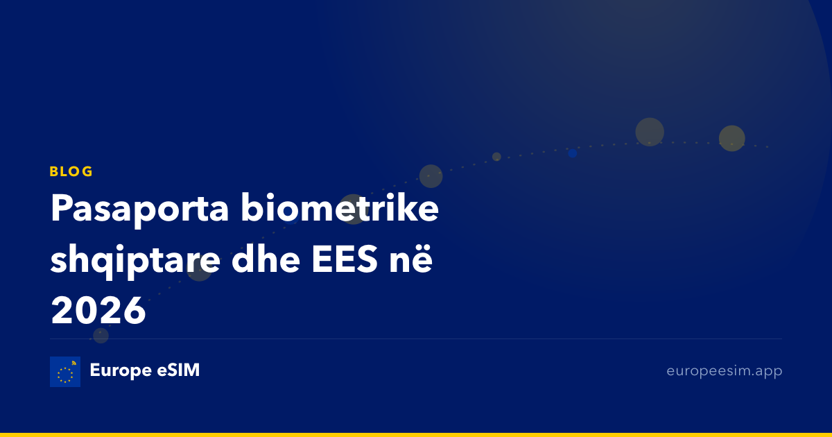 Pasaporta biometrike shqiptare dhe EES në 2026