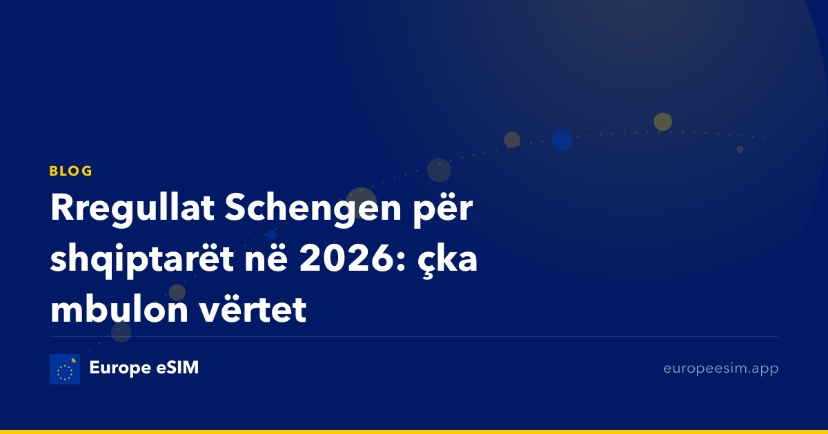 Rregullat Schengen për shqiptarët në 2026: çka mbulon vërtet
