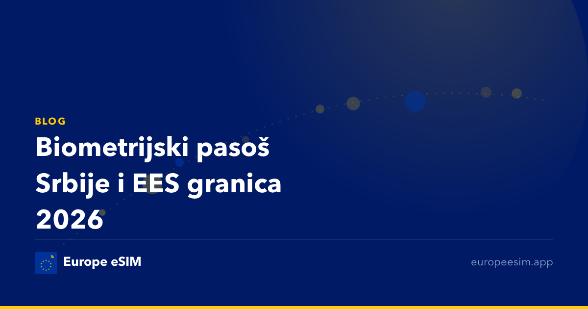 Biometrijski pasoš Srbije i EES granica 2026