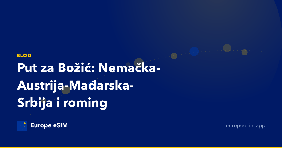 Put za Božić: Nemačka-Austrija-Mađarska-Srbija i roming