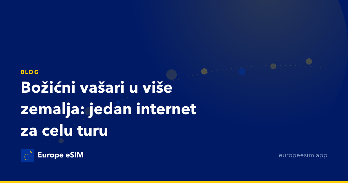 Božićni vašari u više zemalja: jedan internet za celu turu