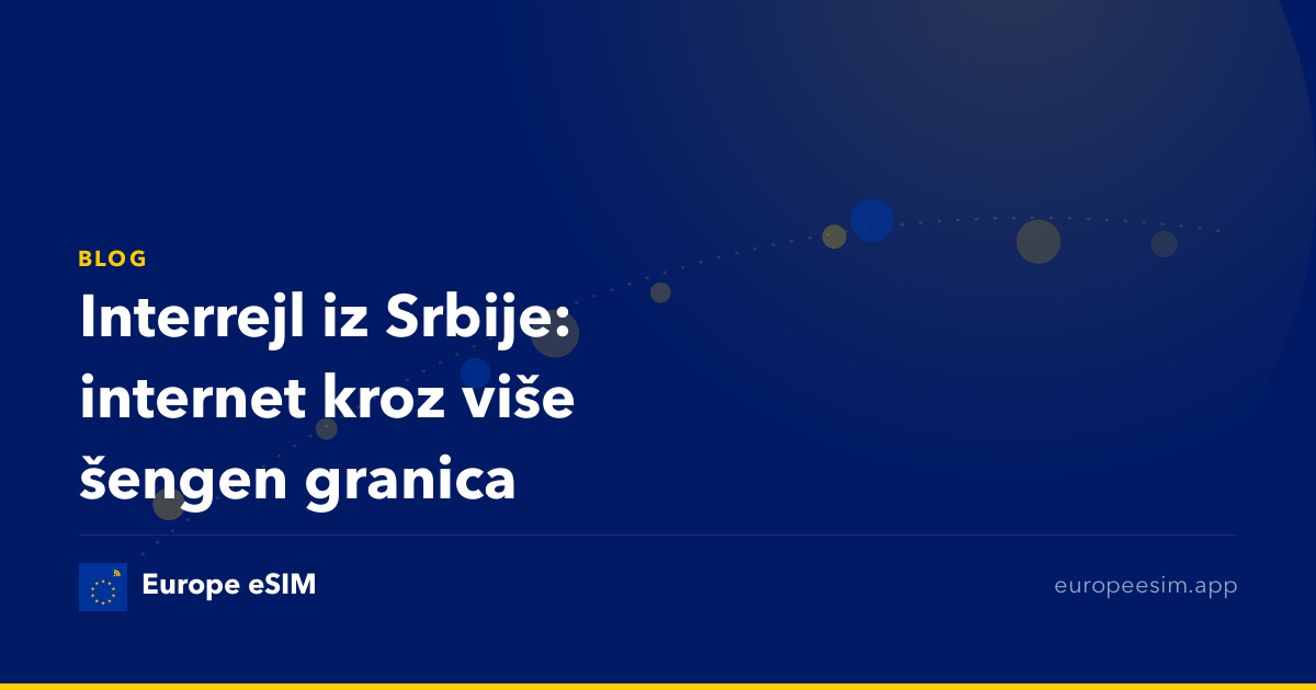 Interrejl iz Srbije: internet kroz više šengen granica