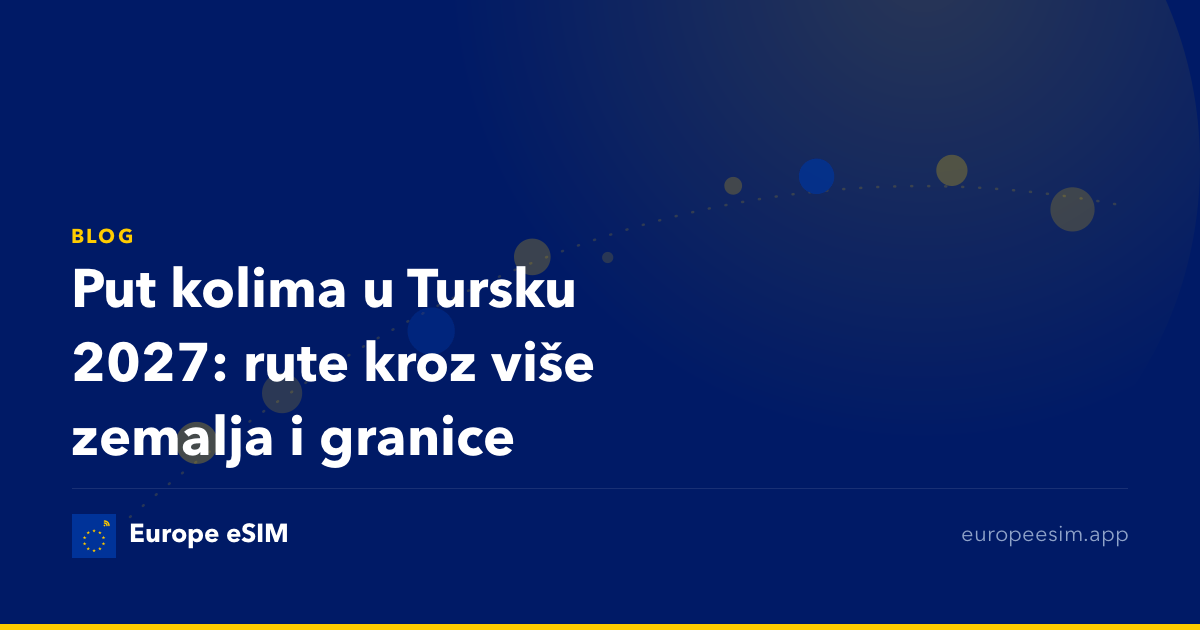 Put kolima u Tursku 2027: rute kroz više zemalja i granice
