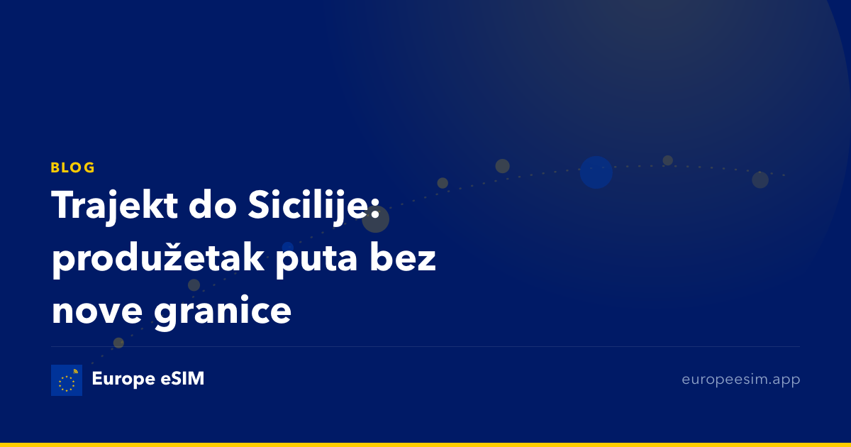 Trajekt do Sicilije: produžetak puta bez nove granice
