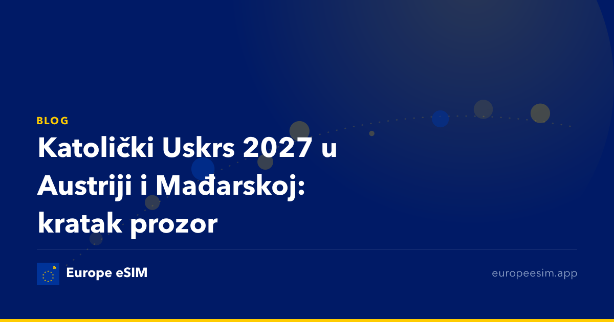 Katolički Uskrs 2027 u Austriji i Mađarskoj: kratak prozor