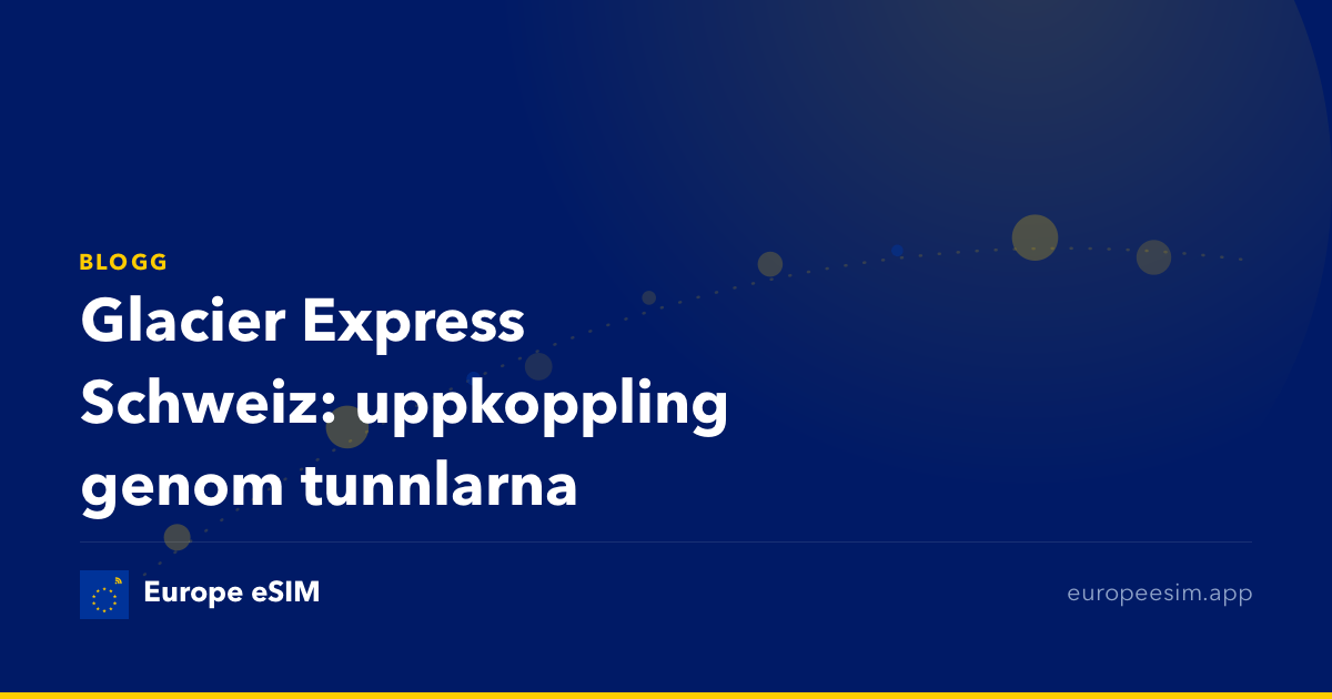 Glacier Express Schweiz: uppkoppling genom tunnlarna