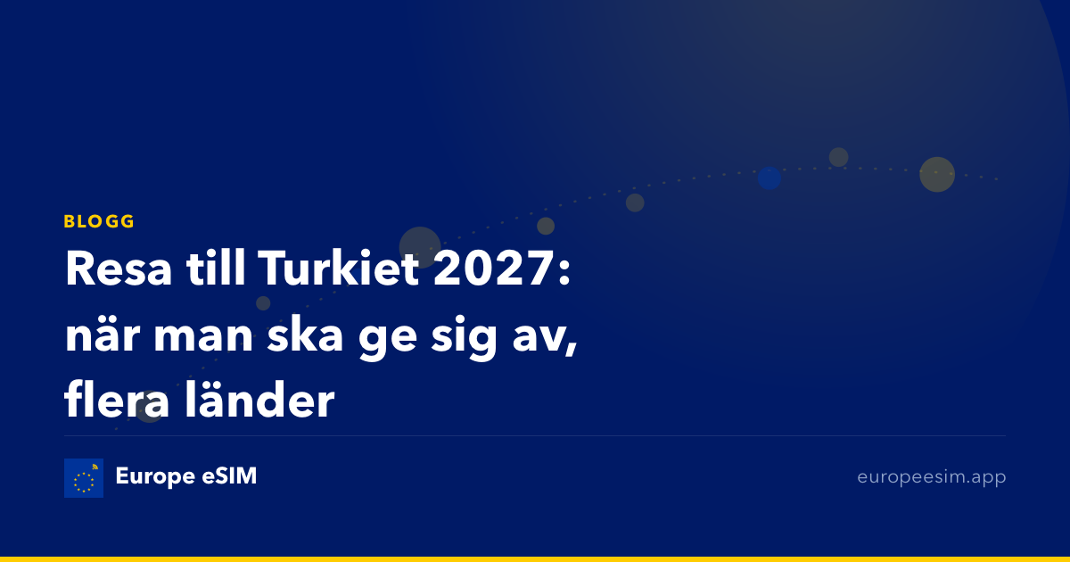 Resa till Turkiet 2027: när man ska ge sig av, flera länder