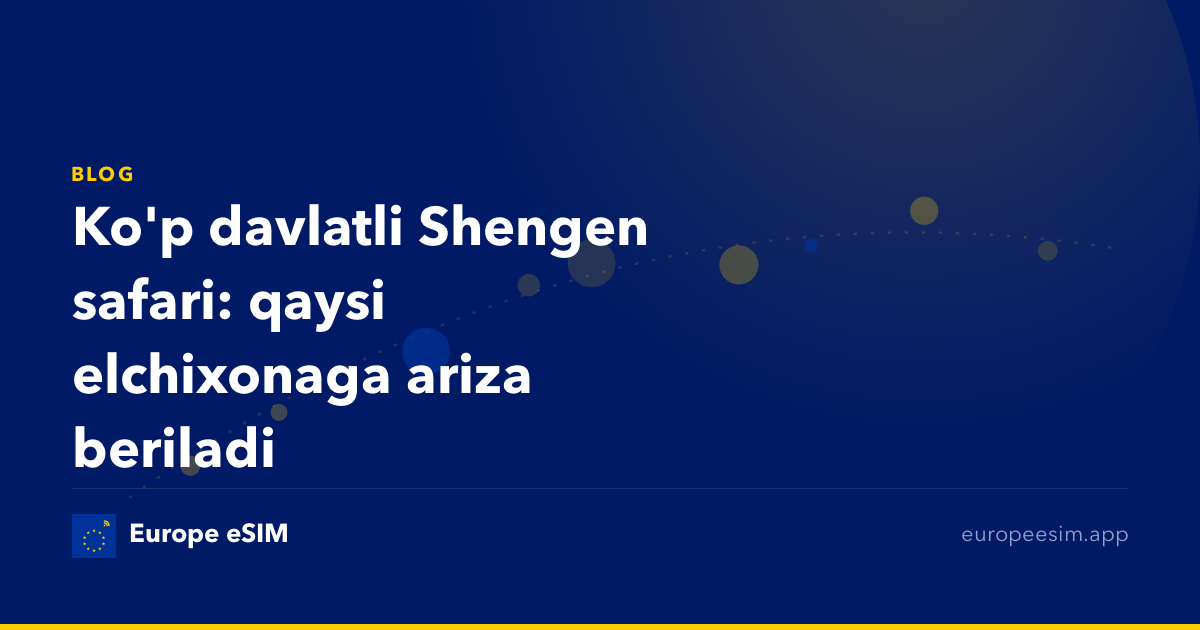 Ko'p davlatli Shengen safari: qaysi elchixonaga ariza beriladi