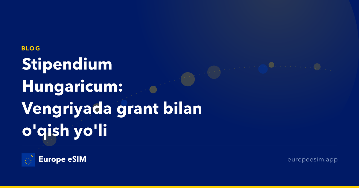 Stipendium Hungaricum: Vengriyada grant bilan o'qish yo'li